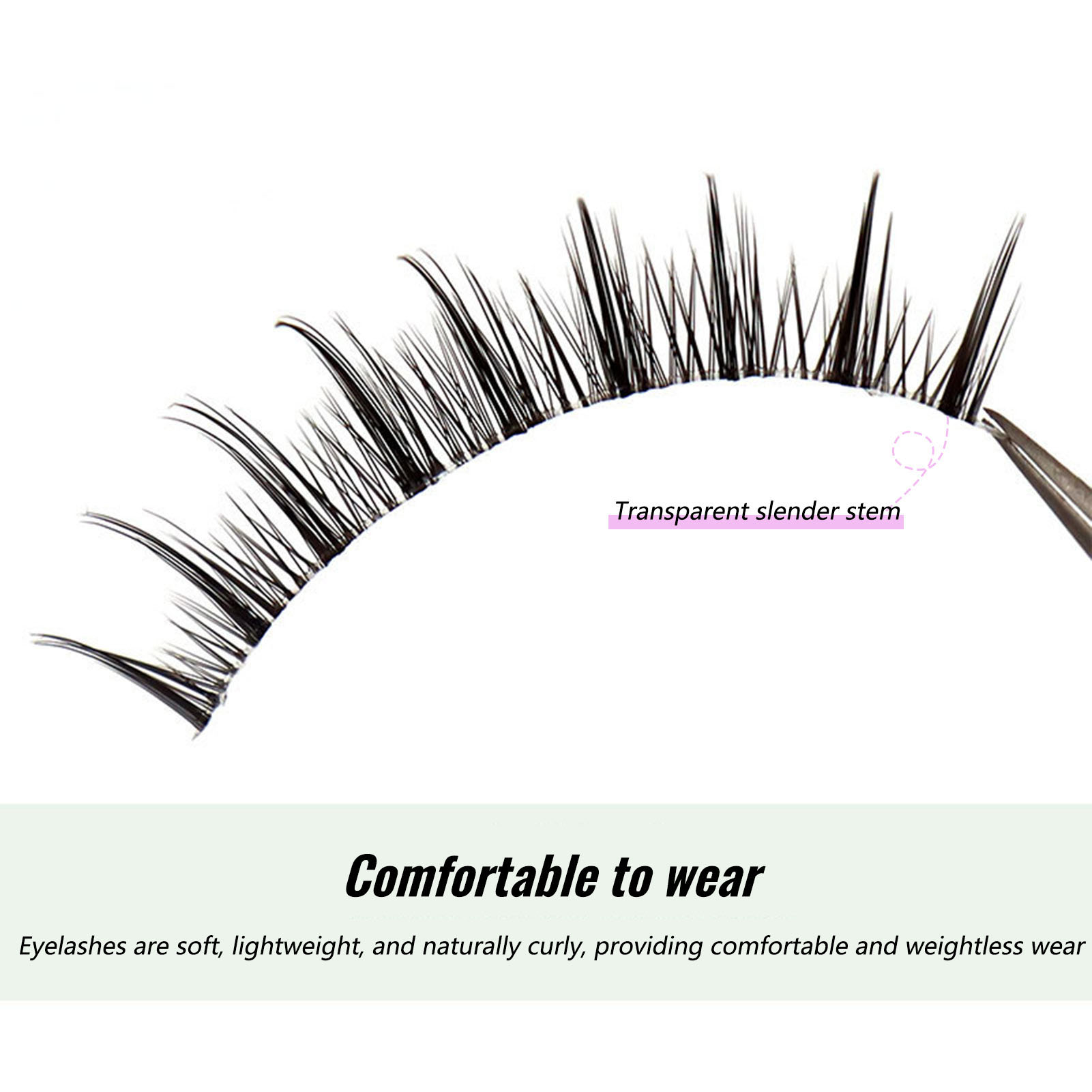 Lashes Wispy Eyelashes 6-12mm  - огляд і ціна Beauty Makeup Look
