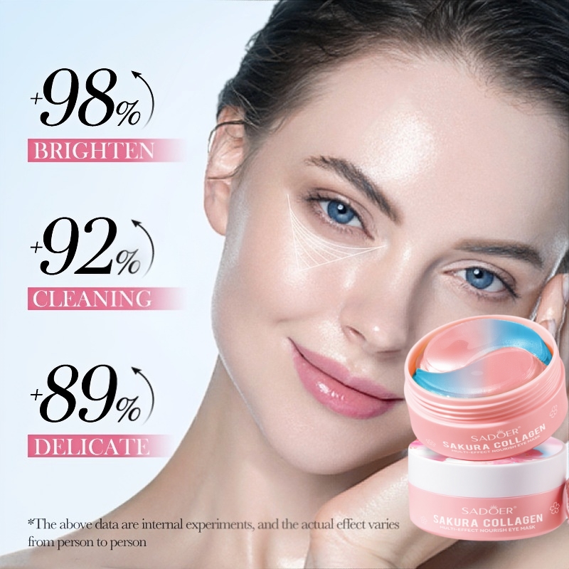 60Pcs Sakura Collagen Multi-Ef - огляд і ціна Collagen Eye Patch