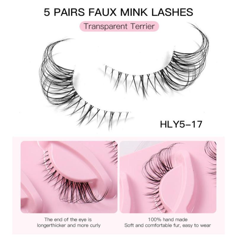 5 Pairs Fox Eye False Eyelashe - огляд і ціна Eyelash Extension