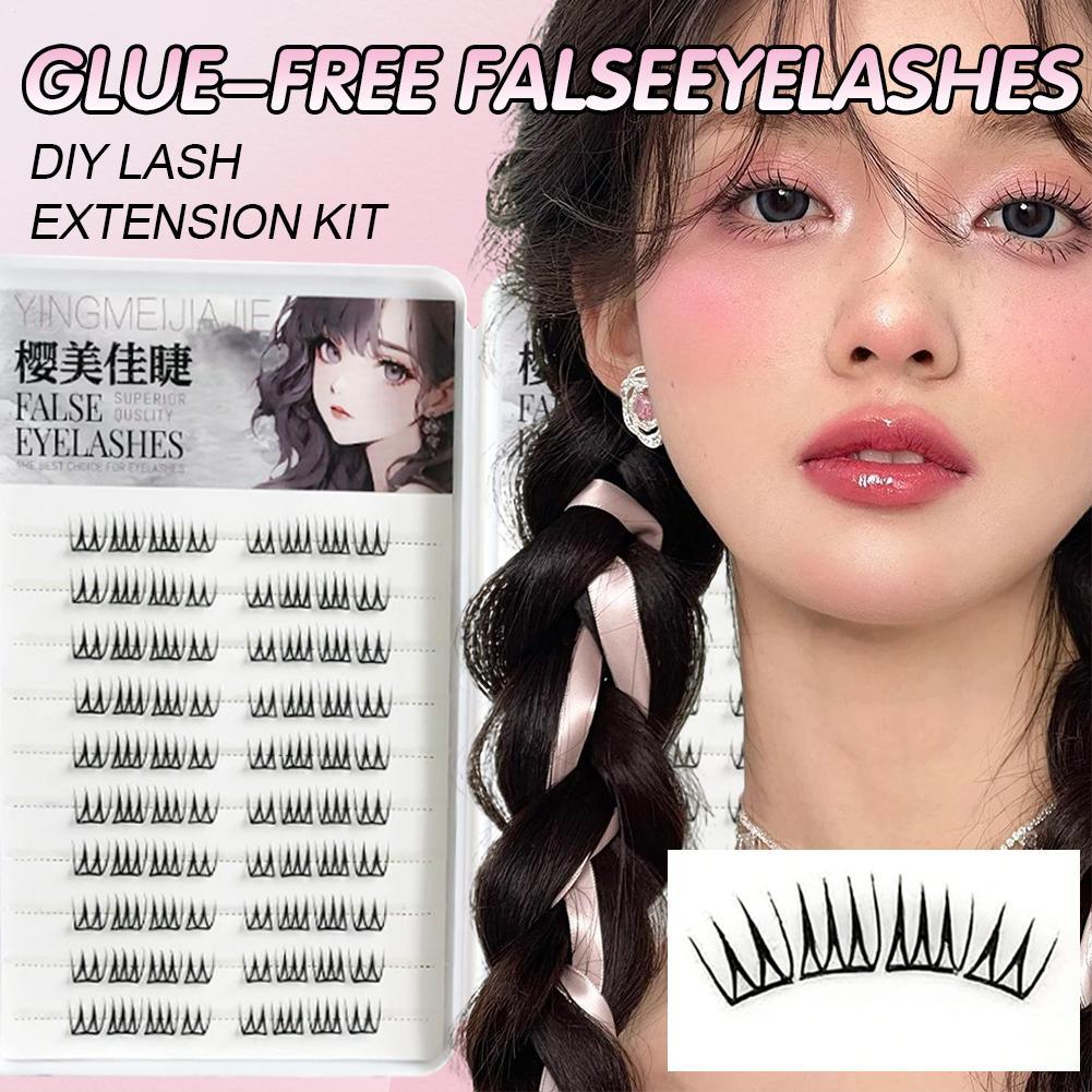 DIY Self Adhesive False Eyelas - огляд і ціна Beauty Makeup Look