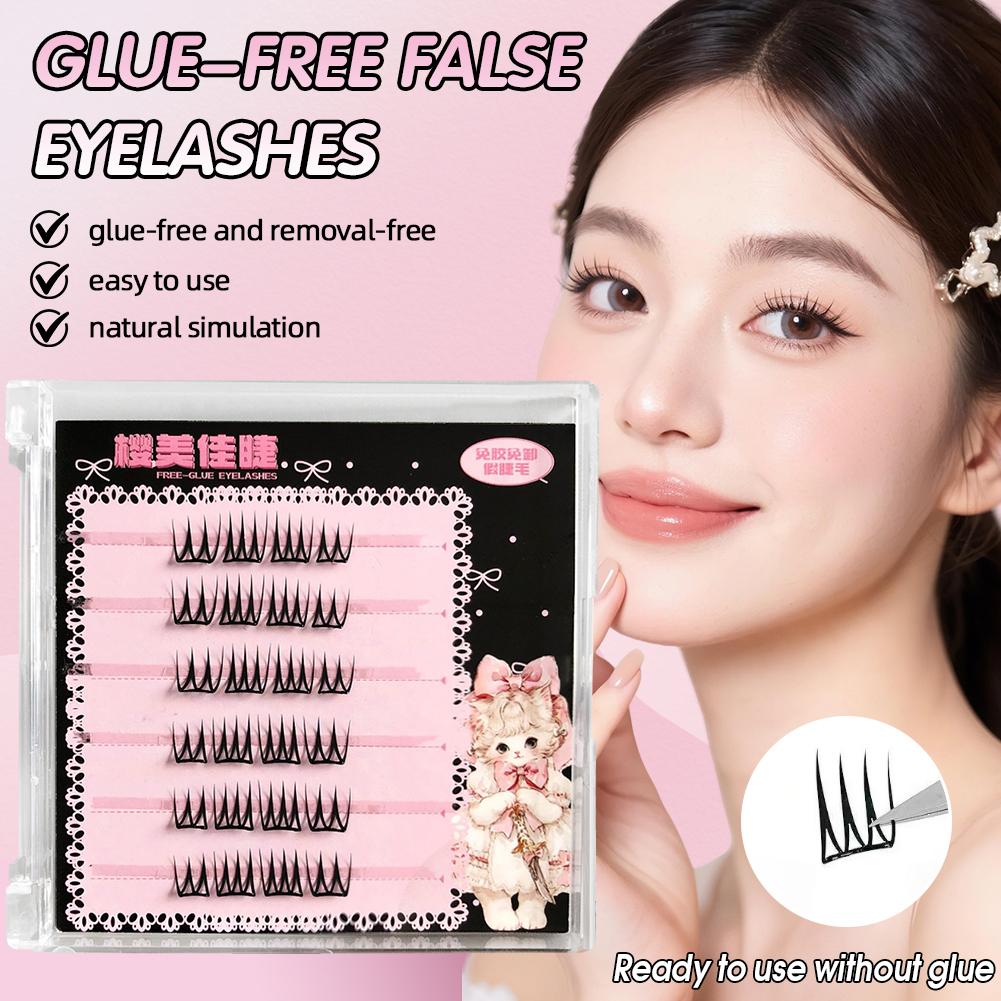 DIY Self Adhesive False Eyelas - огляд і ціна Beauty Makeup Look