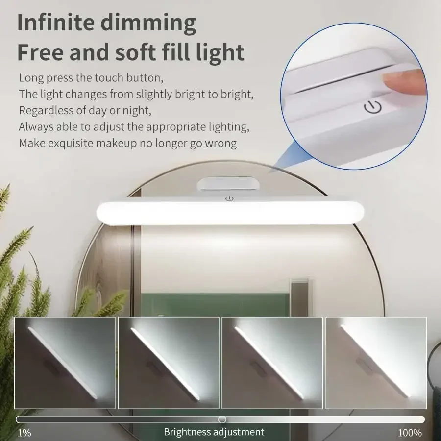 LED Makeup Mirror Light Rechar - огляд і ціна Beauty Makeup Light