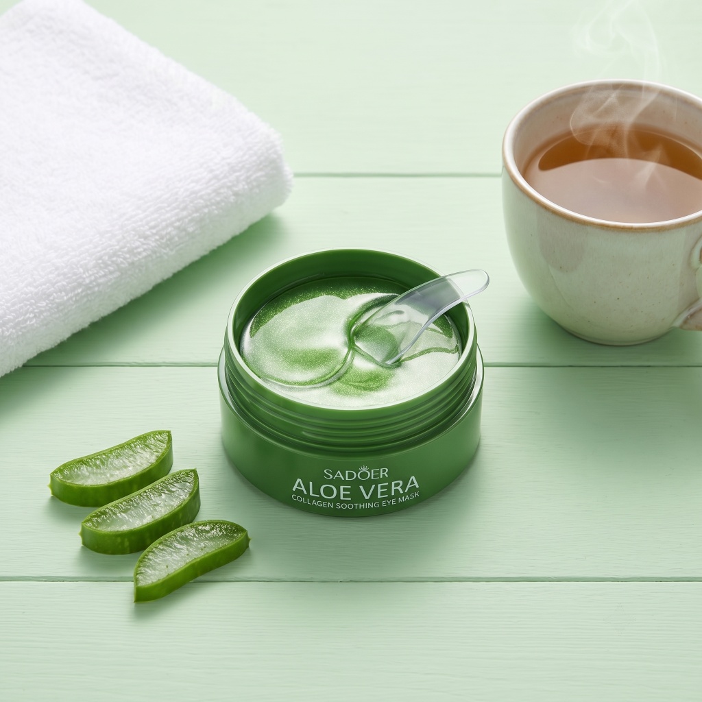 60pcs Aloe Vera Collagen Eye M - огляд і ціна Collagen Eye Patch