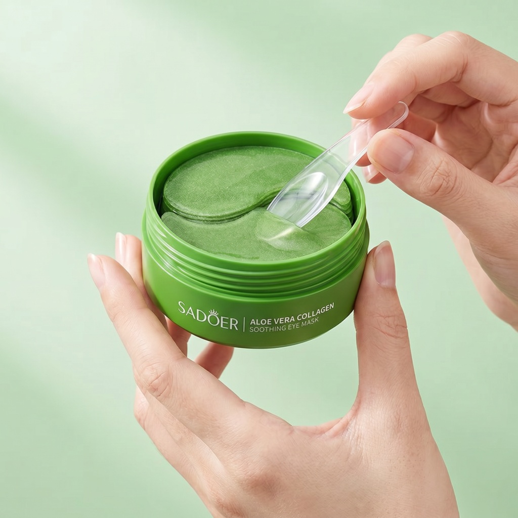 60pcs Aloe Vera Collagen Eye M - огляд і ціна Collagen Eye Patch