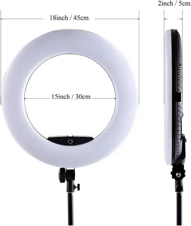 FD480 Ring Lamp 18 Inch LED Ri - огляд і ціна Beauty Makeup Light