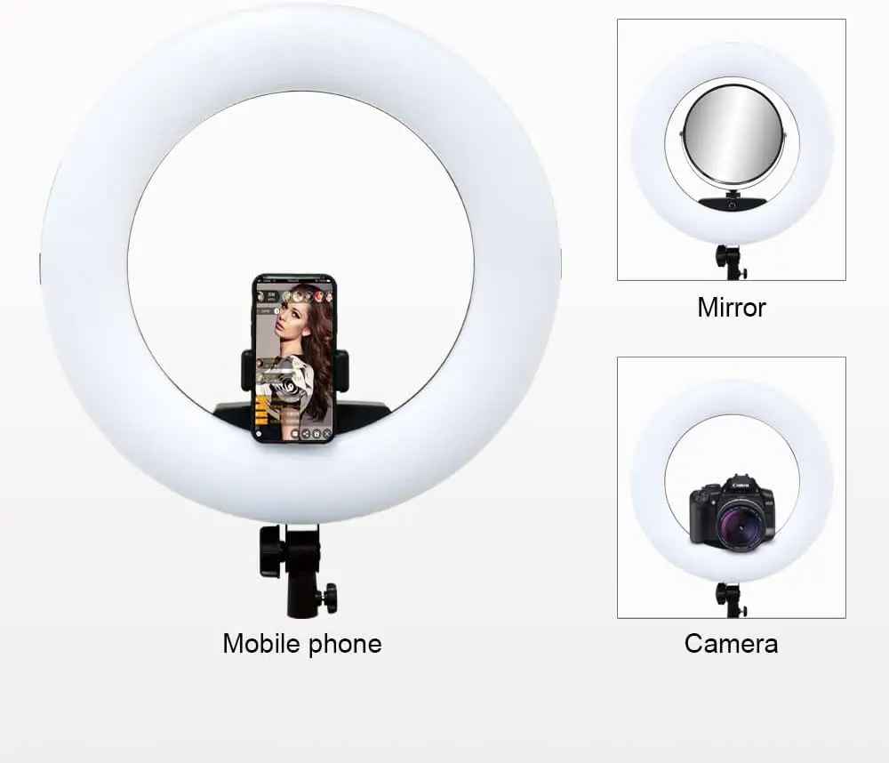 FD480 Ring Lamp 18 Inch LED Ri - огляд і ціна Beauty Makeup Light